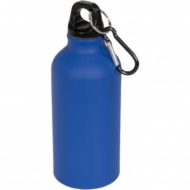Logotrade Werbeartikel das Foto: Oregon matte 400 ml Trinkflasche mit Karabiner