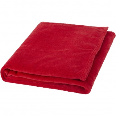 Logotrade Firmengeschenke das Foto: Bay Plaid-Decke aus extraweichem Coral-Fleece