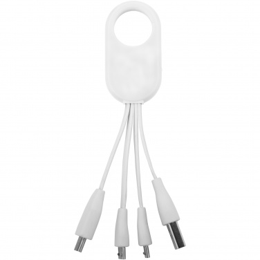 Logotrade Werbegeschenke das Foto: Troup 4-in-1-Ladekabel mit Typ C Spitze