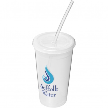 Logotrade Werbeartikel das Foto: Stadion 350 ml doppelwandiger Becher