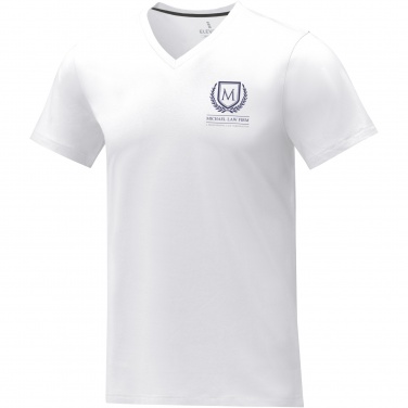 Logotrade Logogeschenke das Foto: Somoto T-Shirt mit V-Ausschnitt für Herren  