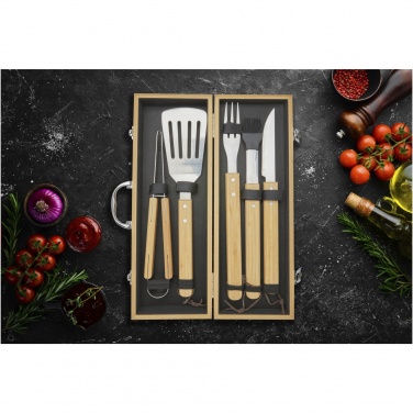 Logotrade Werbegeschenke das Foto: Churras 5-teiliges Grillset