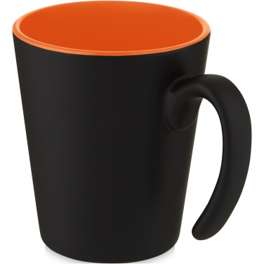 Logotrade Firmengeschenke das Foto: Oli 360 ml Keramikbecher mit Henkel