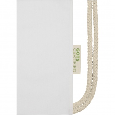 Logotrade Werbegeschenke das Foto: Orissa 140 g/m² Turnbeutel aus Bio-Baumwolle 5L