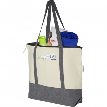 Logotrade werbemittel das Foto: Repose 320 g/m² recycelte Tragetasche mit Reißverschluss 10L
