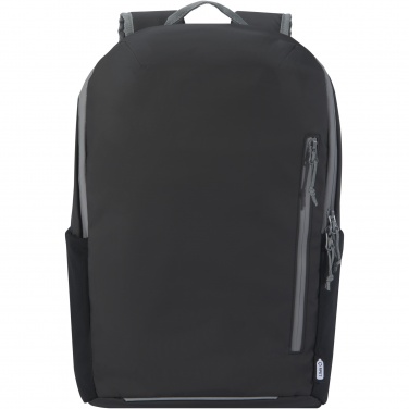 Logotrade Firmengeschenke das Foto: Aqua wasserabweisender 15" Laptop-Rucksack aus GRS Recyclingmaterial 21 L