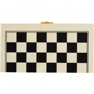 Logotrade Firmengeschenke das Foto: Mugo 3-in-1 Spieleset aus Holz