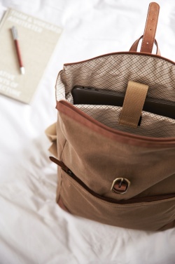 Logotrade Firmengeschenke das Foto: VINGA Sloane-Rucksack RCS aus recyceltem Polyester