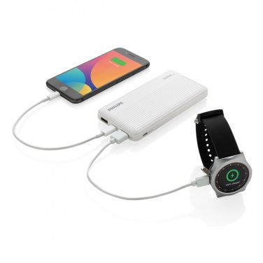 Logotrade Werbeartikel das Foto: Philips 10.000 mAh Slim Powerbank