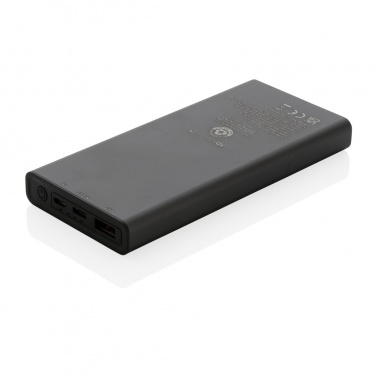 Logotrade Firmengeschenke das Foto: Terra RCS recycelte 18W-Aluminium-Powerbank 10.000mAh