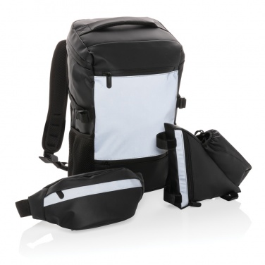 Logotrade Firmengeschenke das Foto: High-Visibility Fahrradtasche mit Flaschenhalter