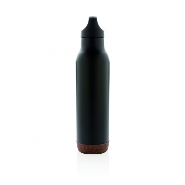 Logotrade Geschäftsgeschenke das Foto: Auslaufsichere Vakuum-Flasche mit Kork