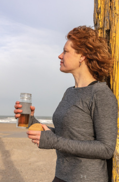 Logotrade werbemittel das Foto: Impact doppelwandige Borosilikatglas-Flasche