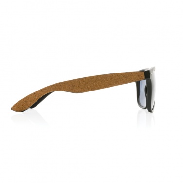 Logotrade Logogeschenke das Foto: Sonnenbrille aus GRS recyceltem PC-Kunststoff mit Kork