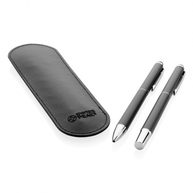 Logotrade Werbeartikel das Foto: Swiss Peak Deluxe Stifteset in PU-Etui