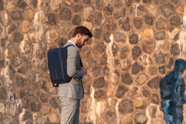 Logotrade werbemittel das Foto: Bobby Bizz Anti-Diebstahl Rucksack & Aktentasche