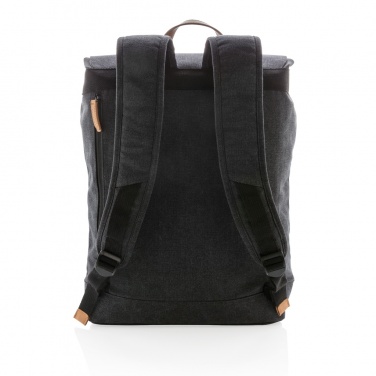 Logotrade Werbeartikel das Foto: Canvas Laptop-Rucksack, PVC-frei