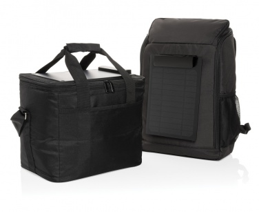 Logotrade Logogeschenke das Foto: Pedro AWARE™ RPET Deluxe Rucksack mit 5W Solar Panel