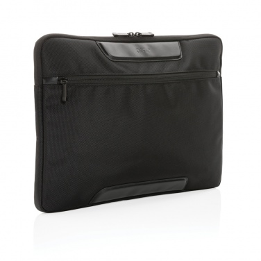 Logotrade Firmengeschenke das Foto: Swiss Peak AWARE™ RPET Voyager 15.6" Laptop-Sleeve