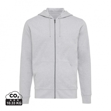 Logotrade Logogeschenke das Foto: Iqoniq Abisko Zip-Kapuzenpullover aus recycelter Baumwolle