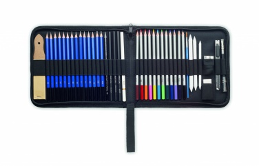 Logotrade Geschäftsgeschenke das Foto: 40-teiliges Zeichenset
