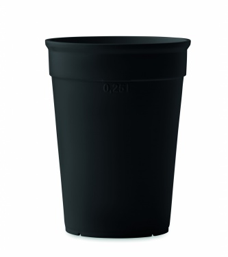 Logotrade Werbegeschenke das Foto: Recycelter PP-Becher 250 ml