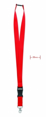 Logotrade werbemittel das Foto: Lanyard mit Metallkarabiner