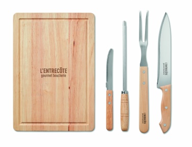 Logotrade Logogeschenke das Foto: 4teiliges Barbecue Werkzeug