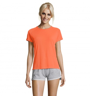 Logotrade Logogeschenke das Foto: SPORTY DAMENT-SHIRT  140g