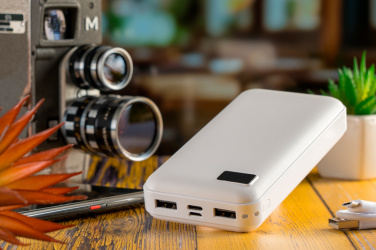 Logotrade Werbeartikel das Foto: Powerbank KRAKAU