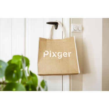 Logotrade Firmengeschenke das Foto: Gerona Jute Shopper Tasche
