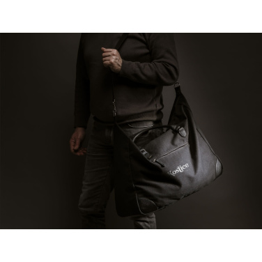 Logotrade Firmengeschenke das Foto: Denver Duffle Reisetasche aus recyceltem Canvas
