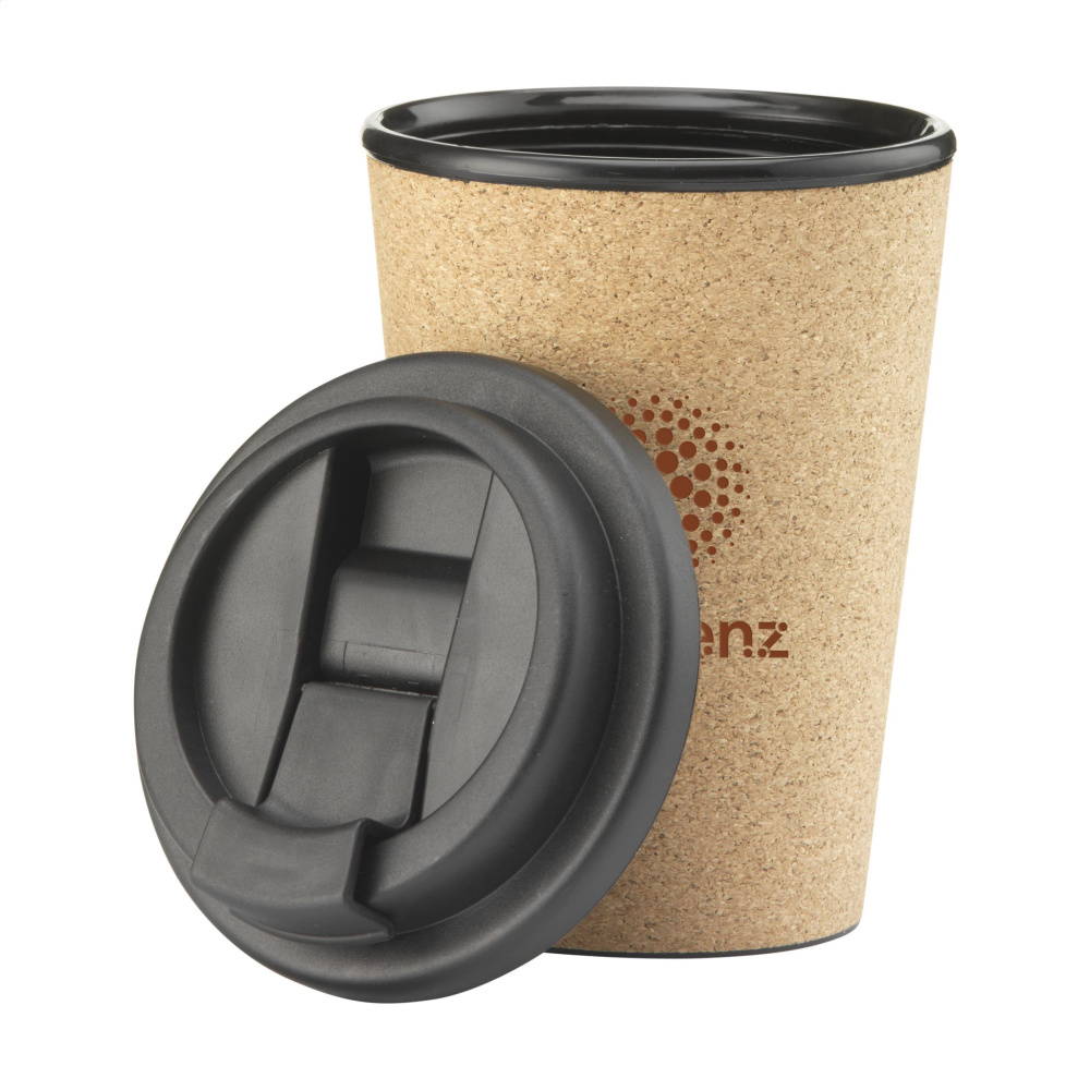 Logotrade Werbeartikel das Foto: Attea Cork 350 ml Kaffeetasse