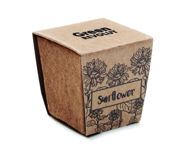 Logotrade Werbegeschenke das Foto: Pflanz-Set Sonnenblume