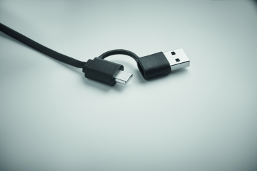Logotrade Firmengeschenke das Foto: Einziehbares Ladekabel 60W