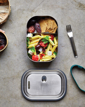 Logotrade Geschäftsgeschenke das Foto: Black+Blum Stainless Steel Lunch Box groß