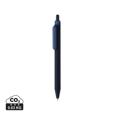 Logotrade Werbegeschenke das Foto: Tide Smooth Touch Stift aus GRS zertifiziert recyceltem ABS
