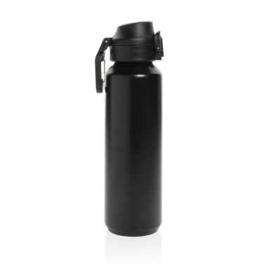 Logotrade Firmengeschenke das Foto: Via RCS Re-Steel Sportflasche mit Verschluss, 600ml