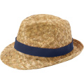 Pricus Strohhut, Marineblau / Natur