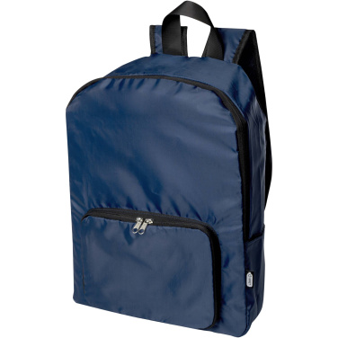 Logotrade Geschäftsgeschenke das Foto: EcoFold faltbarer RPET Rucksack 15 L