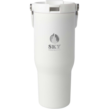 Logotrade werbemittel das Foto: Bronx 900 ml RCS-zertifizierter Kupfer-Vakuum Isolierbecher aus Edelstahl mit Doppelfunktionsdeckel
