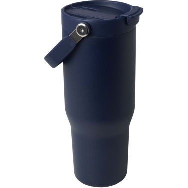 Logotrade Geschäftsgeschenke das Foto: Bronx 900 ml RCS-zertifizierter Kupfer-Vakuum Isolierbecher aus Edelstahl mit Doppelfunktionsdeckel