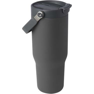 Logotrade Firmengeschenke das Foto: Bronx 900 ml RCS-zertifizierter Kupfer-Vakuum Isolierbecher aus Edelstahl mit Doppelfunktionsdeckel