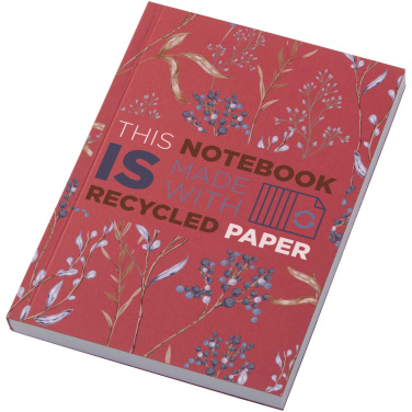 Logotrade Logogeschenke das Foto: Novella Austen A6 Softcover Notizbuch aus Recyclingmaterial – 100 Blatt