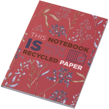 Logotrade Firmengeschenke das Foto: Novella Austen A6 Softcover Notizbuch aus Recyclingmaterial – 50 Blatt