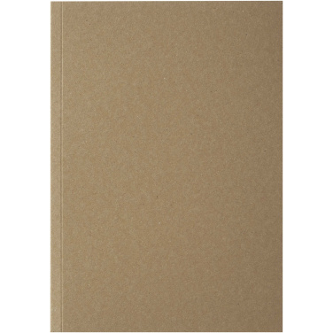 Logotrade Geschäftsgeschenke das Foto: Novella Austen A5 Softcover Notizbuch aus recyceltem Kraftpapier – 50 Blatt 