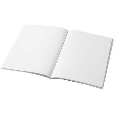 Logotrade Werbeartikel das Foto: Novella Austen A5 Softcover Notizbuch aus recyceltem Kraftpapier – 50 Blatt 