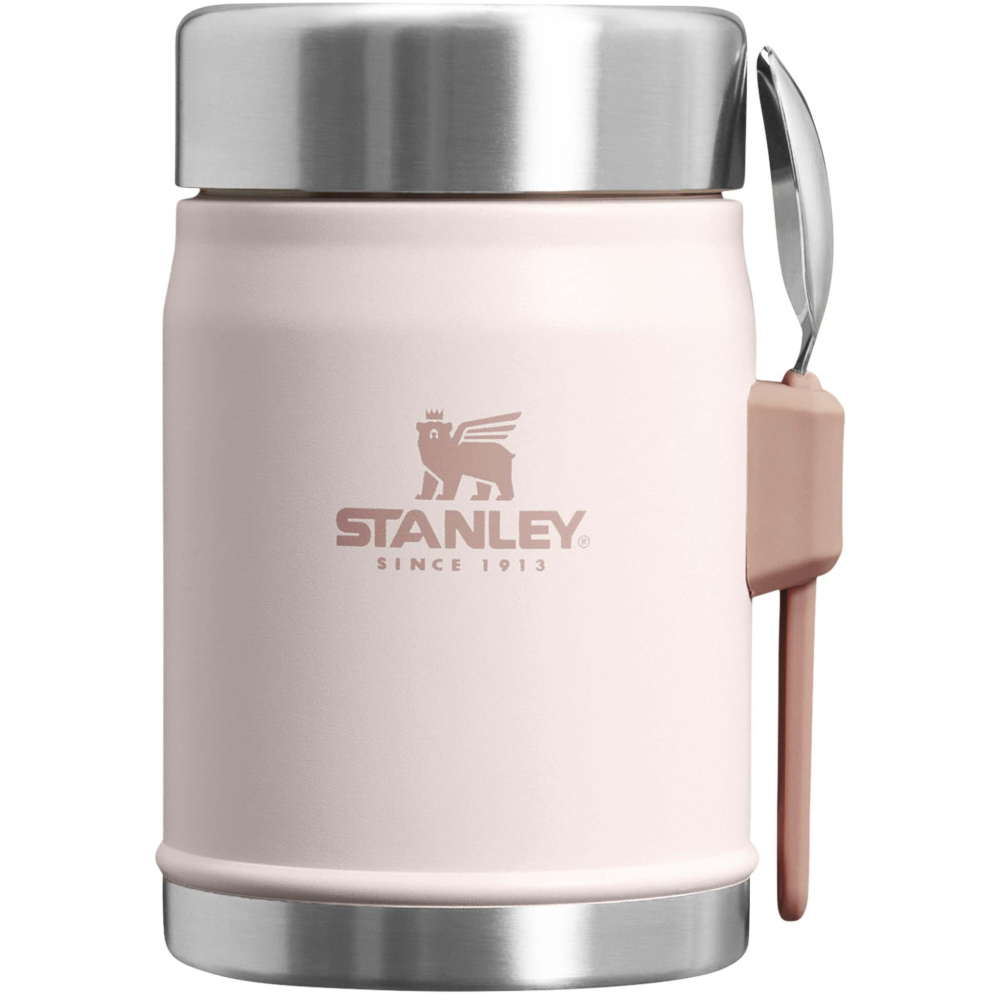 Logotrade Werbegeschenke das Foto: Stanley Legendary 400 ml Lebensmittelbehälter mit Göffel