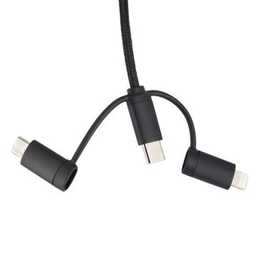 Logotrade Firmengeschenke das Foto: Kabel 4in1 mit beleuchtetem Logo - LH-ZM02