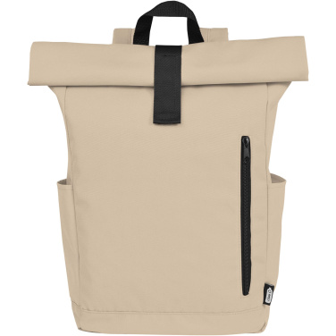 Logotrade Geschäftsgeschenke das Foto: Byron 15,6" GRS RPET Roll-Top Rucksack 18 L